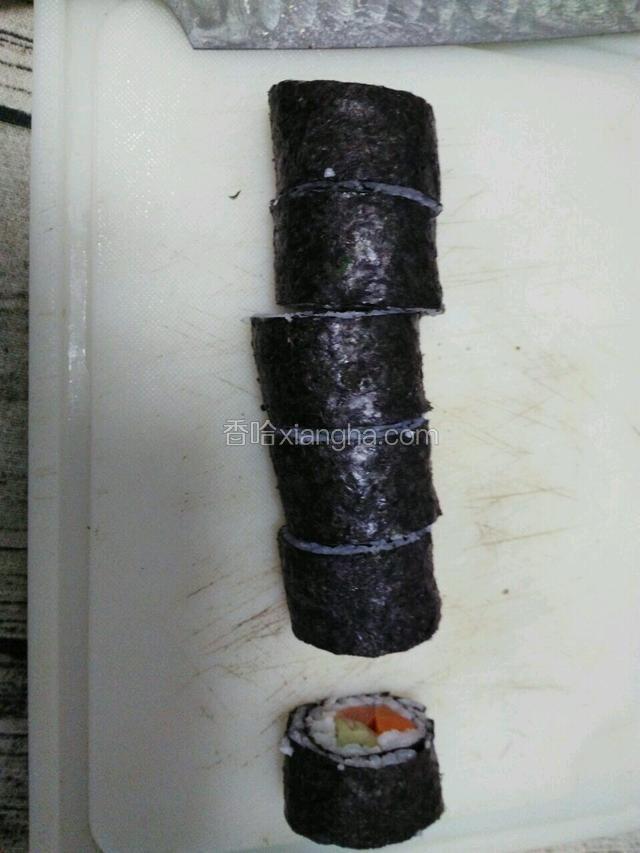 切去两段，切段即可