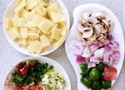 干锅有机花菜土豆片的做法图解2