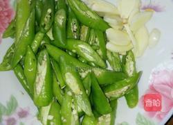 杭椒炒顺风的做法图解4