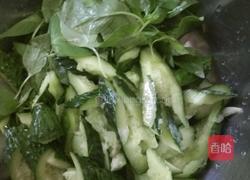 荆芥拌黄瓜的做法图解4