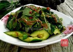 荆芥拌黄瓜的做法图解7