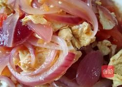 西红柿鸡蛋配洋葱的做法图解3