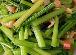 芹菜虾米的做法图解5