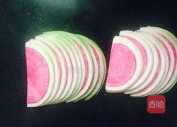 蜂蜜水沾心里美的做法图解3