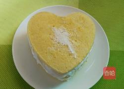 爱心水果蛋糕(四寸)的做法图解7