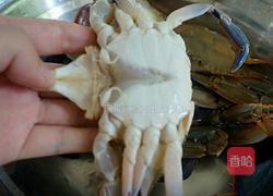 姜葱炒蟹的做法图解3