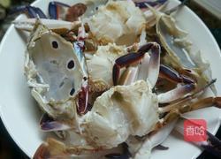 姜葱炒蟹的做法图解5