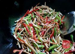 彩椒炒香干的做法图解4
