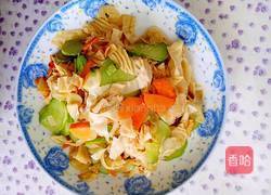 清炒豆皮的做法图解7