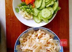 清炒豆皮的做法图解2