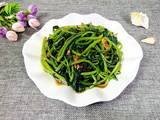 蒜香豆鼓炒红薯叶的做法[图]