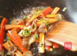 肉片辣炒油麦菜的做法图解6