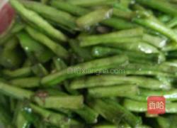 辣椒炒豆角的做法图解4