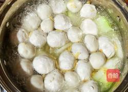 肉丸虾米冬瓜汤的做法图解6
