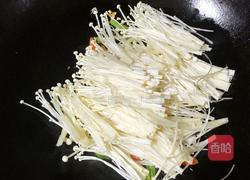 蒜香双椒金针菇的做法图解8