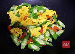 秋葵炒鸡蛋的做法图解11