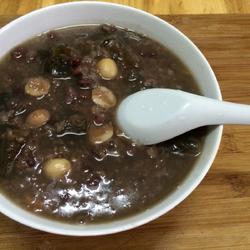 莲子红豆海带粥