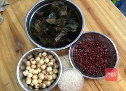 莲子红豆海带粥的做法图解1