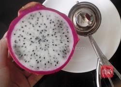 火龙果酸奶球的做法图解2