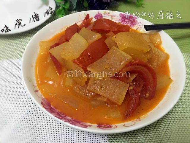 番茄焖冬瓜
