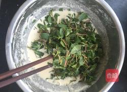马齿菜鸡蛋煎饼的做法图解7
