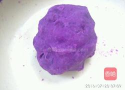 紫薯杏酱酥的做法图解3