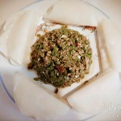 豇豆米炒肉卷饼的做法[图]
