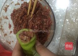 辣椒酿肉的做法图解4