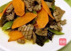 猪腰炒胡萝卜的做法图解11