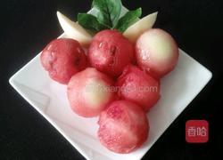 西瓜葡萄球的做法图解5