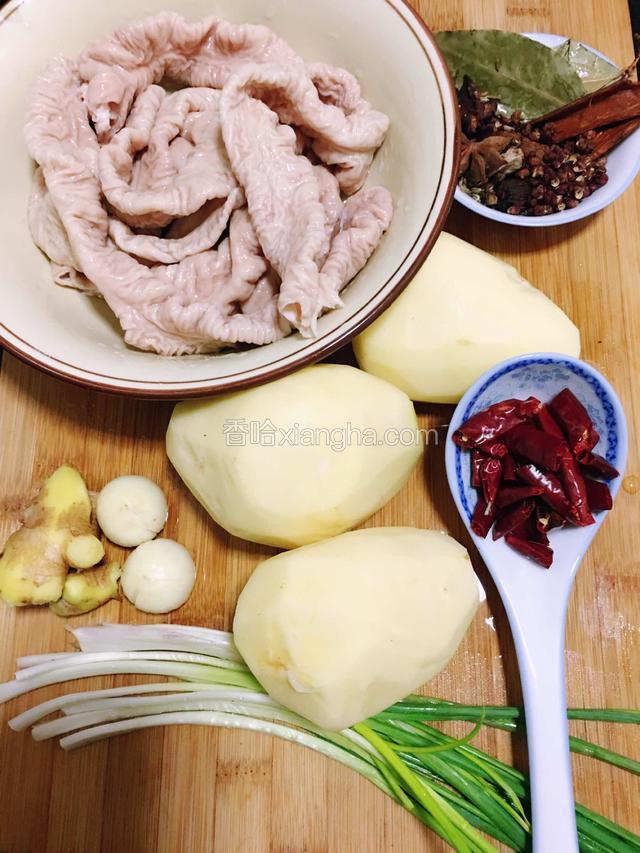 准备好所需食材