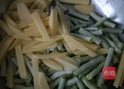 豆酱豇豆的做法图解1