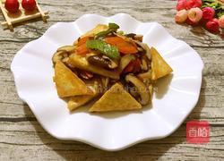 香菇炒豆腐的做法图解11