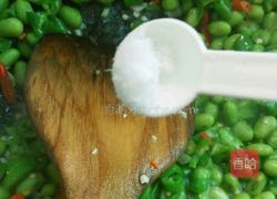 辣椒炒青豆的做法图解6