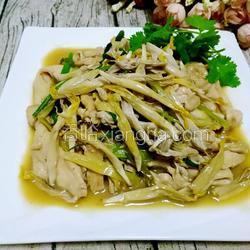 芭蕉花炒鸡丝的做法 菜谱 香哈网 芭蕉花炒鸡丝的做法 菜谱 香哈网