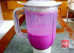 红心火龙果奶昔的做法图解3