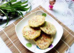 芹菜叶火腿煎饼