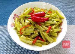 炒空心菜杆的做法图解9