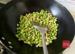 毛豆炒肉的做法图解13