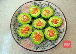 苦瓜酿肉的做法图解4