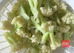 西红柿炒花菜的做法图解6