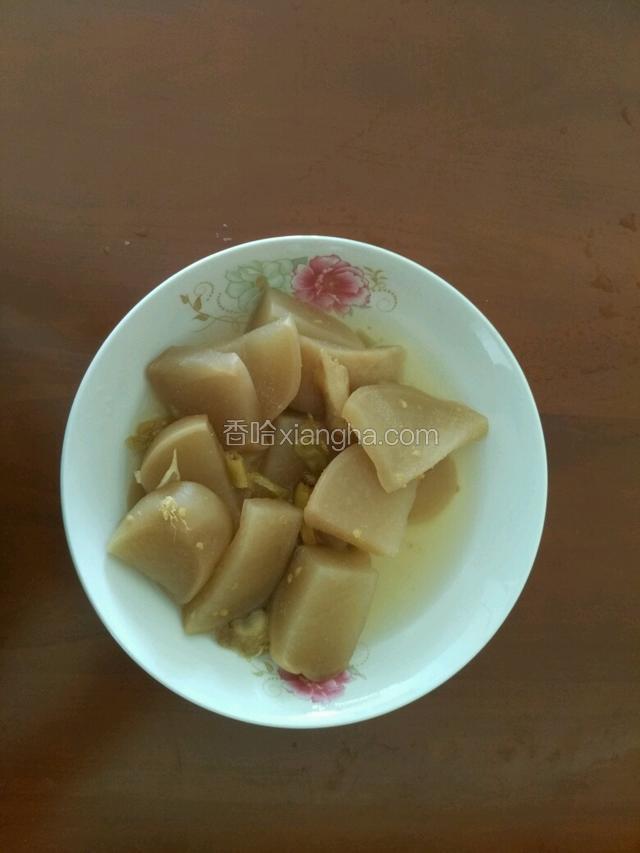 准备好泡萝卜