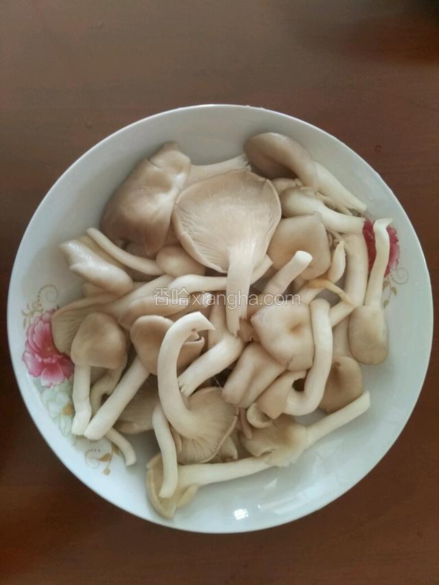 蘑菇撕好备用