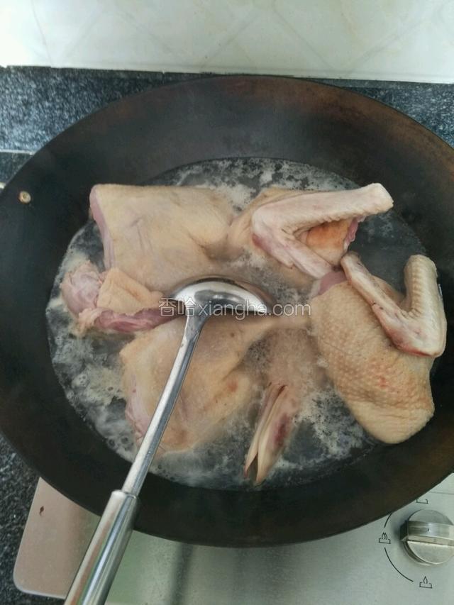 鸭子用用水吊一下，去血沫