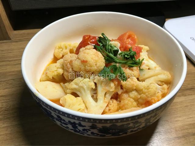西红柿煮花菜
