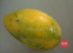 柠檬木瓜盅的做法图解1