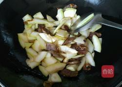 香肠炒瓠瓜的做法图解3