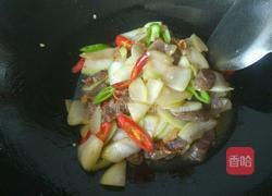 香肠炒瓠瓜的做法图解5
