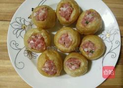 清蒸油面筋塞肉的做法图解7