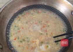 咸麦片粥的做法图解4